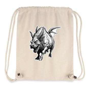 Bull / Bull / Animal / Horns / Bullfighting - Stanley/Stella Recycled Gym Bag - natural - Front