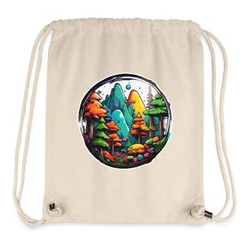 Forest / Wilderness / Nature / Trees / Green / Idyll - Stanley/Stella Recycled Gym Bag - natural - Front