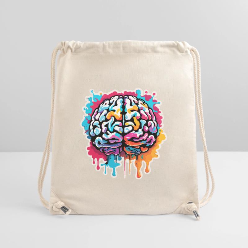 Brain / Knowledge / Intelligence / Clever / Thinking Stanley/Stella Recycled Gym Bag