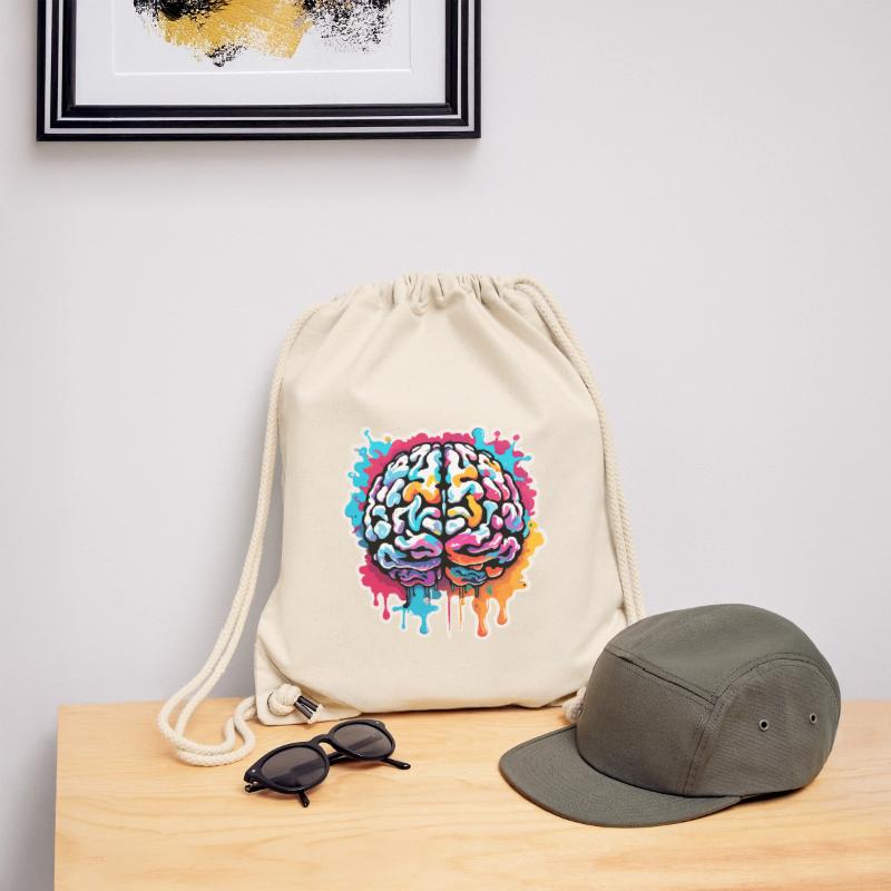 Brain / Knowledge / Intelligence / Clever / Thinking Stanley/Stella Recycled Gym Bag