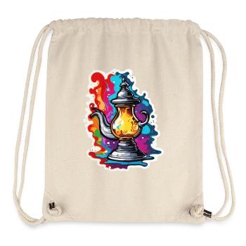 Magic Lamp / Wishes /Orient / Miracle / Genius - Stanley/Stella Recycled Gym Bag - natural - Front