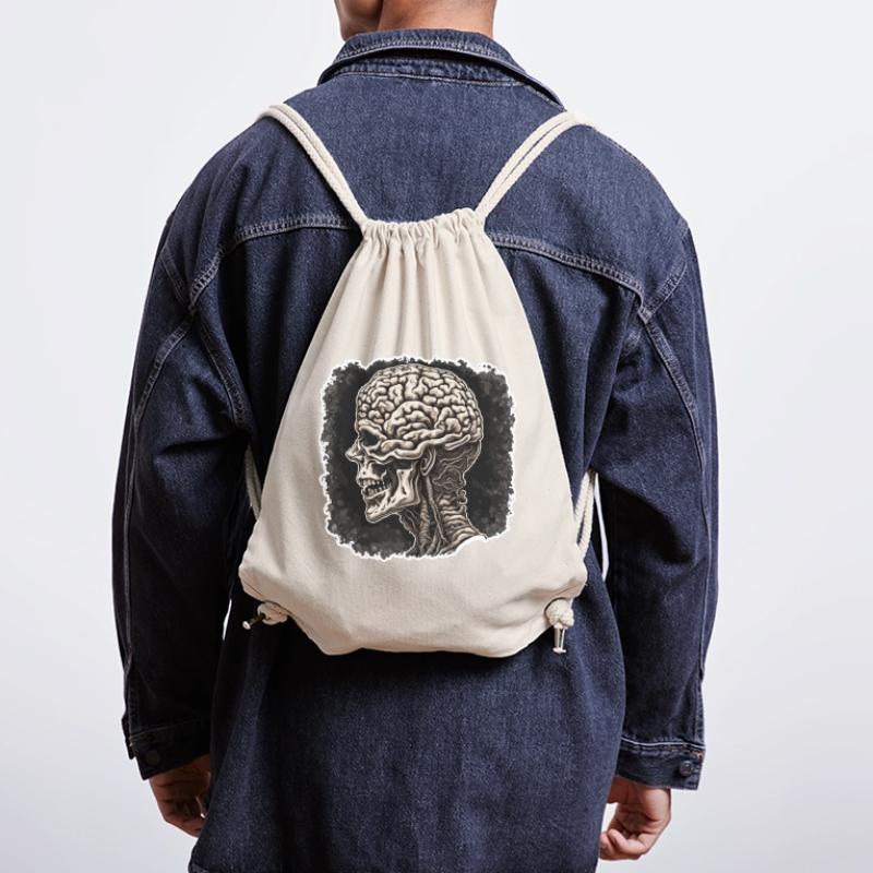 Brain / Knowledge / Intelligence / Clever / Thinking Stanley/Stella Recycled Gym Bag