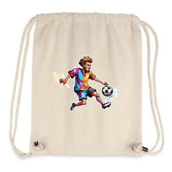 Footballer / Soccer / Pitch / Team - Stanley/Stella Recycled Gym Bag - natural - Front