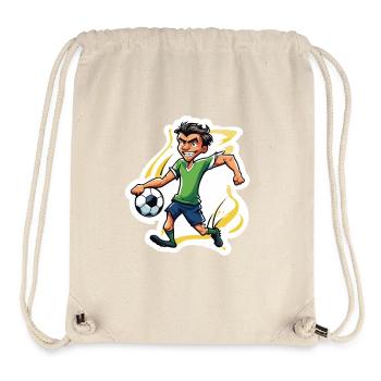 Footballer / Soccer / Pitch / Team - Stanley/Stella Recycled Gym Bag - natural - Front