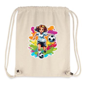 Footballeur / Sport / Terrain de football / Club / FC - Sac à cordon recyclé Stanley/Stella - blanc naturel - Devant