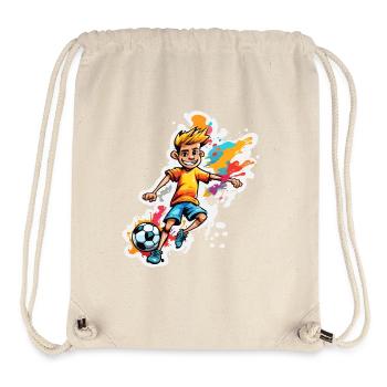 Footballer / Soccer / Pitch / Team - Stanley/Stella Recycled Gym Bag - natural - Front