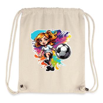 Footballeur / Sport / Terrain de football / Club / FC - Sac à cordon recyclé Stanley/Stella - blanc naturel - Devant