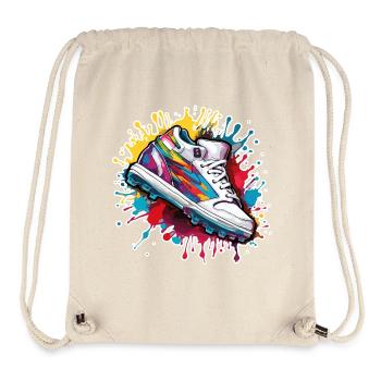 Football / Jeu / Chaussure / Terrain / Tir - Sac à cordon recyclé Stanley/Stella - blanc naturel - Devant