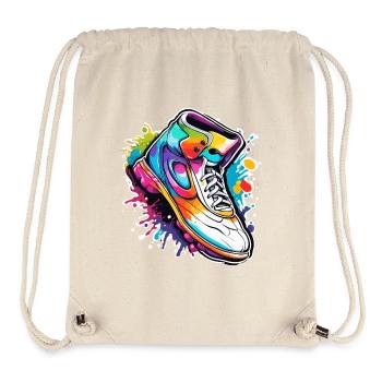 Football / Jeu / Chaussure / Terrain / Tir - Sac à cordon recyclé Stanley/Stella - blanc naturel - Devant