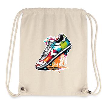 Football / Jeu / Chaussure / Terrain / Tir - Sac à cordon recyclé Stanley/Stella - blanc naturel - Devant