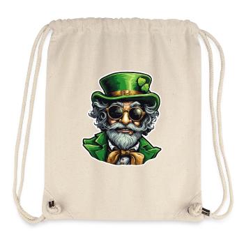 Leprechaun / Leprechaun / Green / Ginger / Ireland - Stanley/Stella Recycled Gym Bag - natural - Front