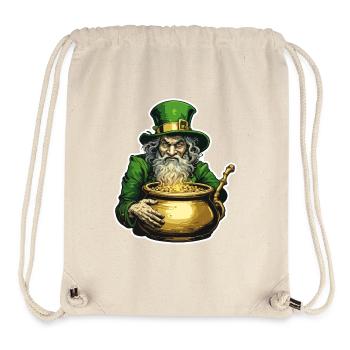 Leprechaun / Leprechaun / Green / Ginger / Ireland - Stanley/Stella Recycled Gym Bag - natural - Front