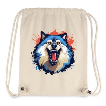 Böser Wolf - Stanley/Stella recycelter Gym Bag - Naturweiß - Vorne
