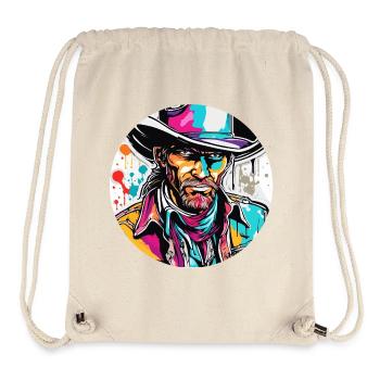 Cowboy / Wild West / Desert / Lasso / Rodeo - Stanley/Stella Recycled Gym Bag - natural - Front