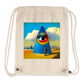 Surreal 04 - Stanley/Stella recycelter Gym Bag - Naturweiß - Vorne