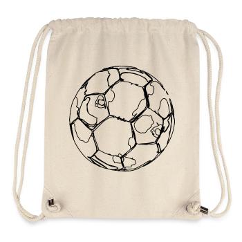 Fußball Skizze - Stanley/Stella recycelter Gym Bag - Naturweiß - Vorne