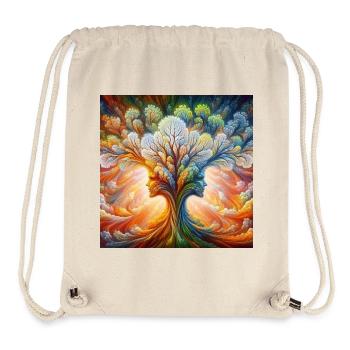 Tree of Life - Stanley/Stella Recycled Gym Bag - natural - Front