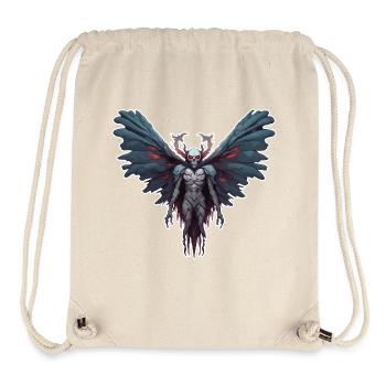 Mothman / Moth / Insect / Mythical Creature / Flutter - Stanley/Stella Recycled Gym Bag - natural - Front