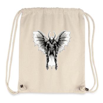 Mothman / Moth / Insect / Mythical Creature / Flutter - Stanley/Stella Recycled Gym Bag - natural - Front