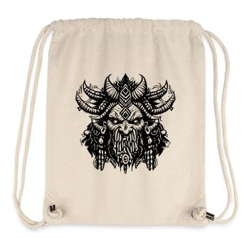 Pagan Tribal Demon - Stanley/Stella recycelter Gym Bag - Naturweiß - Vorne