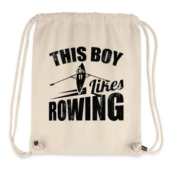 Rudersport Kind - Stanley/Stella recycelter Gym Bag - Naturweiß - Vorne