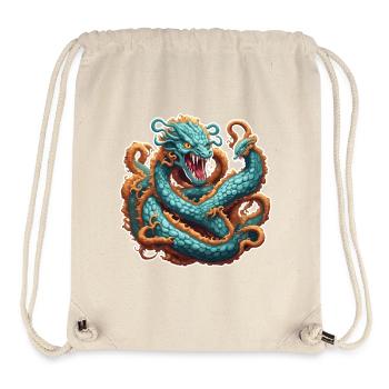 Hydra / Greek Mythology / Serpent - Stanley/Stella Recycled Gym Bag - natural - Front