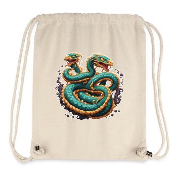 Hydra / Greek Mythology / Serpent - Stanley/Stella Recycled Gym Bag - natural - Front