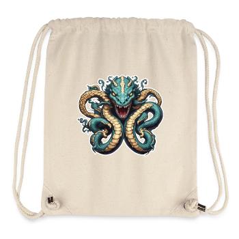 Hydra / Greek Mythology / Serpent - Stanley/Stella Recycled Gym Bag - natural - Front