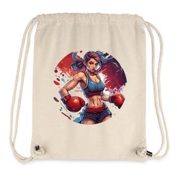 Boxer / Sports / Fight / Arena / Boxing Ring / Fists - Stanley/Stella Recycled Gym Bag - natural - Front