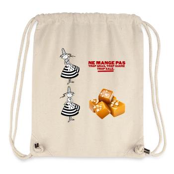 Humour from Brittany: Salted butter caramel - Stanley/Stella Recycled Gym Bag - natural - Front