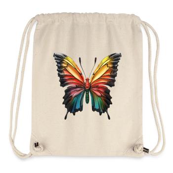 Farbenfroher Schmetterling Eleonore - Druck Design - Stanley/Stella recycelter Gym Bag - Naturweiß - Vorne