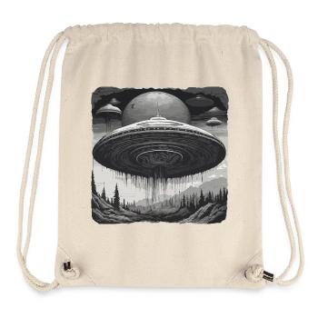 Alien / Spaceship / UFO / Area 51 / All / Mars - Stanley/Stella Recycled Gym Bag - natural - Front