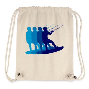 Stunt Wakeboard Surf Sports nautiques Wakesurf - Sac à cordon recyclé Stanley/Stella - blanc naturel - Devant