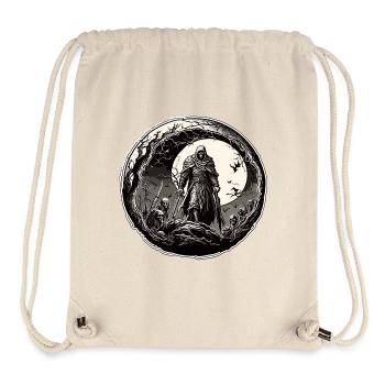 Sensenmann / düster / Totenkopf / Friedhof - Stanley/Stella recycelter Gym Bag - Naturweiß - Vorne