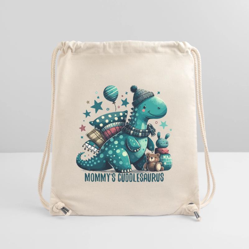 Mommy's Cuddlesaurus Cuddle Dinosaur Gift Stanley/Stella Recycled Gym Bag