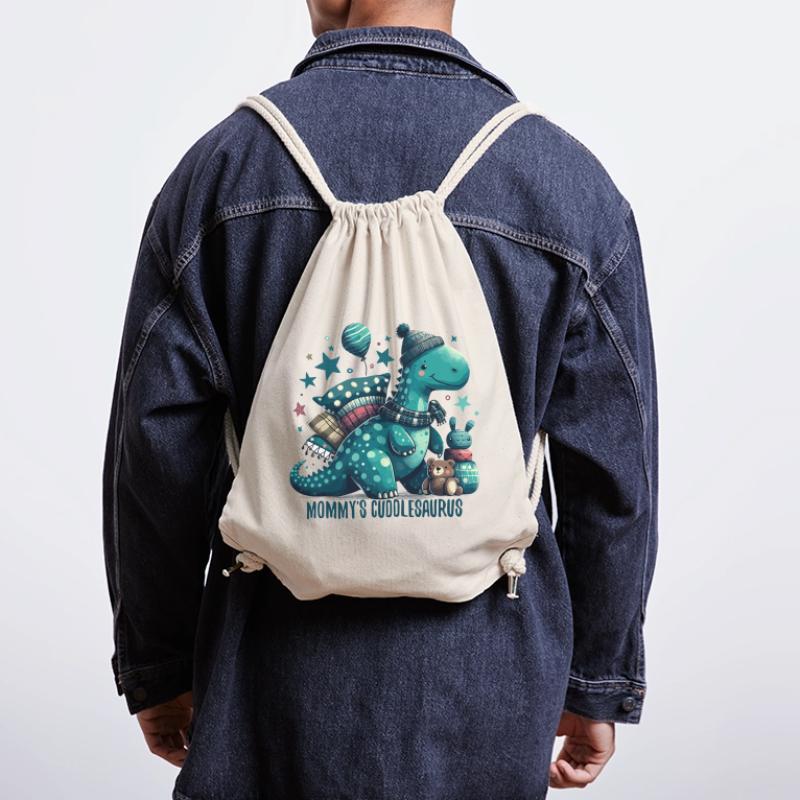 Mommy's Cuddlesaurus Cuddle Dinosaur Gift Stanley/Stella Recycled Gym Bag