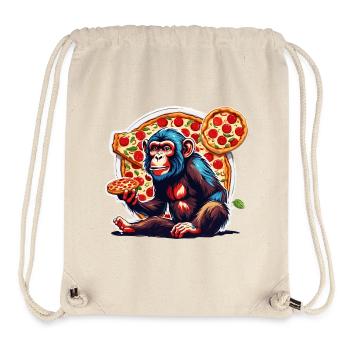 Pizza / Fast Food / Italienisch / Margherita - Stanley/Stella recycelter Gym Bag - Naturweiß - Vorne