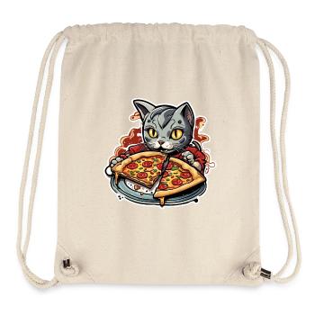 Pizza / Fast Food / Italienisch / Margherita - Stanley/Stella recycelter Gym Bag - Naturweiß - Vorne