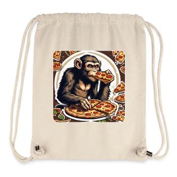Pizza / Fast Food / Italienisch / Margherita - Stanley/Stella recycelter Gym Bag - Naturweiß - Vorne