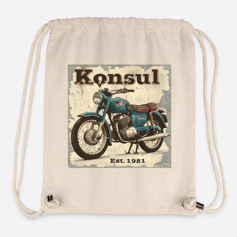 KraftFahrKonsul "Flying Wing" - Stanley/Stella recycelter Gym Bag - Naturweiß