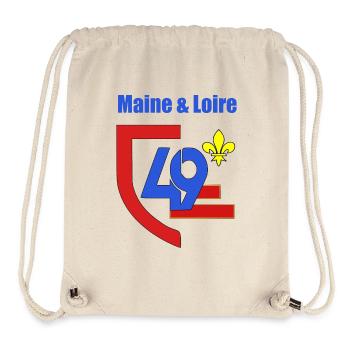 Maine et loire - Stanley/Stella Recycled Gym Bag - natural - Front