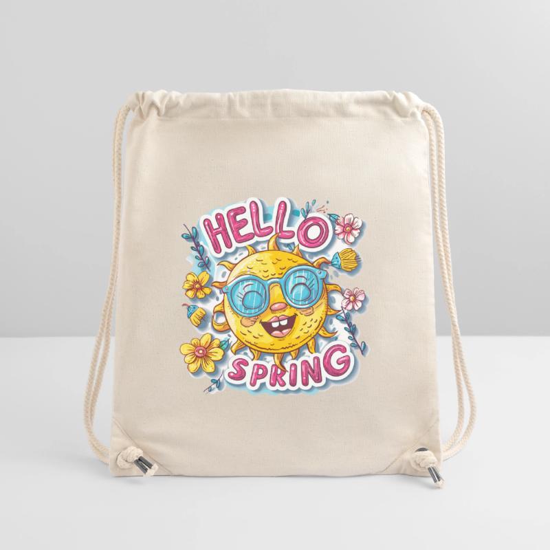 Hello Spring Hello Spring Sun Flowers Stanley/Stella Recycled Gym Bag