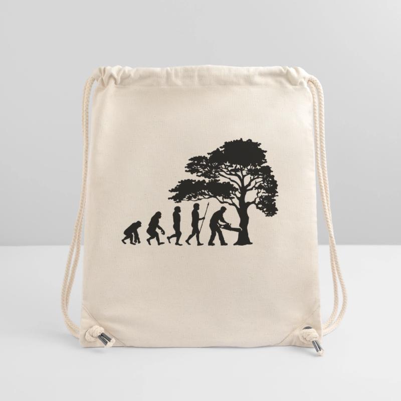 Lumberjack Tree Evolution sciure de bois Sac à cordon recyclé Stanley/Stella