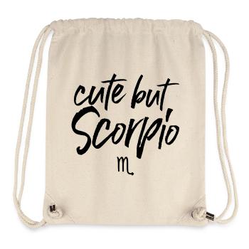 Astro Cute but Scorpio - Stanley/Stella recycelter Gym Bag - Naturweiß - Vorne
