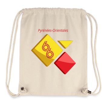 Östliche Pyrenäen - Stanley/Stella recycelter Gym Bag - Naturweiß - Vorne