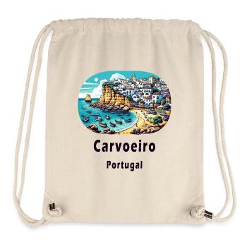 Carvoeiro City Portugal Algarve Beach - Stanley/Stella Recycled Gym Bag - natural - Front