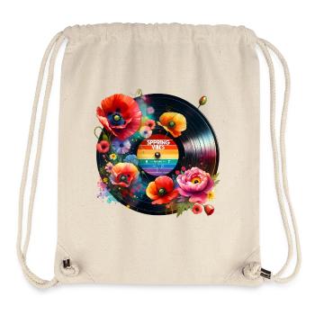 Spring Vibes - Stanley/Stella recycelter Gym Bag - Naturweiß - Vorne