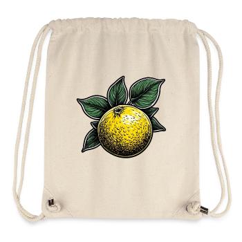Lebensmittel / Obst / Markt / Vitamine / Design - Stanley/Stella recycelter Gym Bag - Naturweiß - Vorne