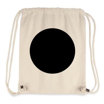Punkt Kreisfläche - Stanley/Stella recycelter Gym Bag - Naturweiß - Vorne