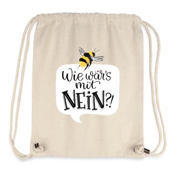 Wie Wäre Es Mit NEIN?! - Stanley/Stella recycelter Gym Bag - Naturweiß - Vorne